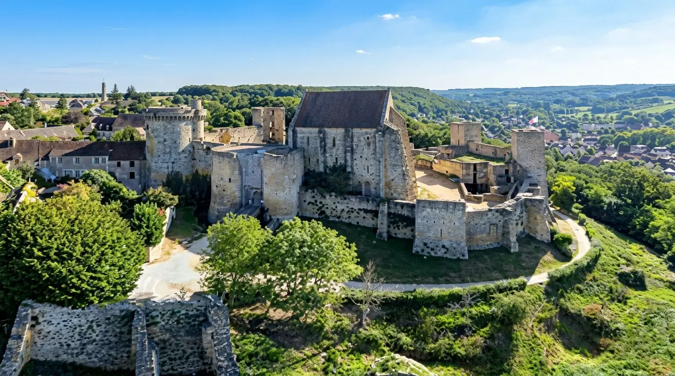 Château de la Madeleine and Chevreuse city